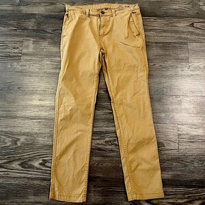 George Slim Fit Khaki Chino Pants - 32x32